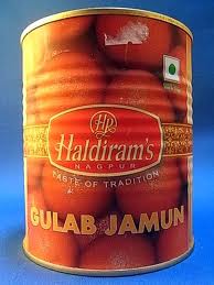 Gulab Jamun (Haldiram) 16pcs 1kg - Click Image to Close